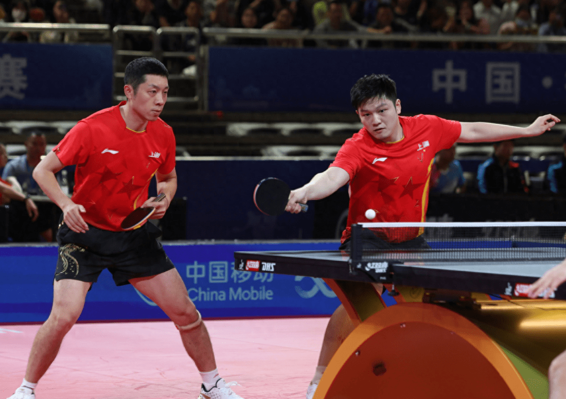 德国队鏖战法国队，许昕高光表现