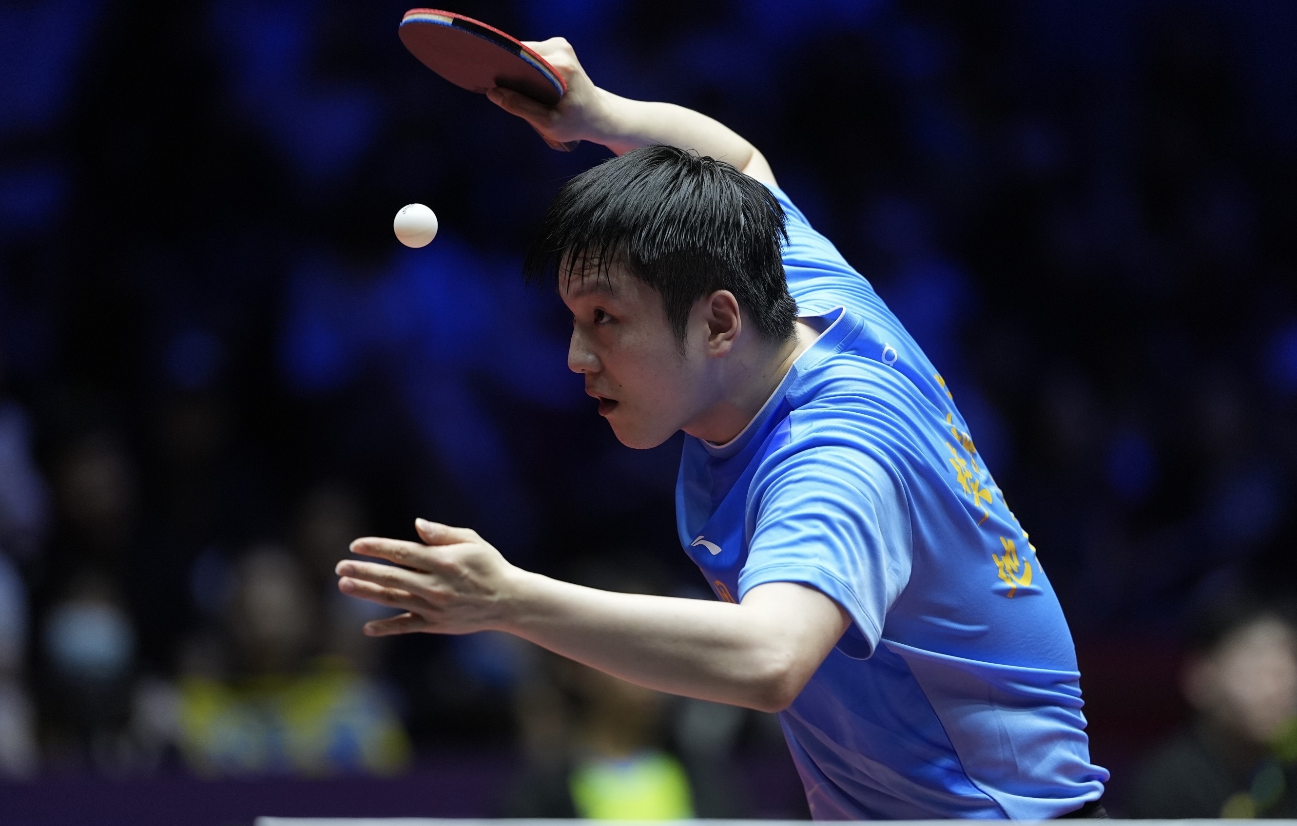德国队鏖战波兰队，樊振东刷新纪录